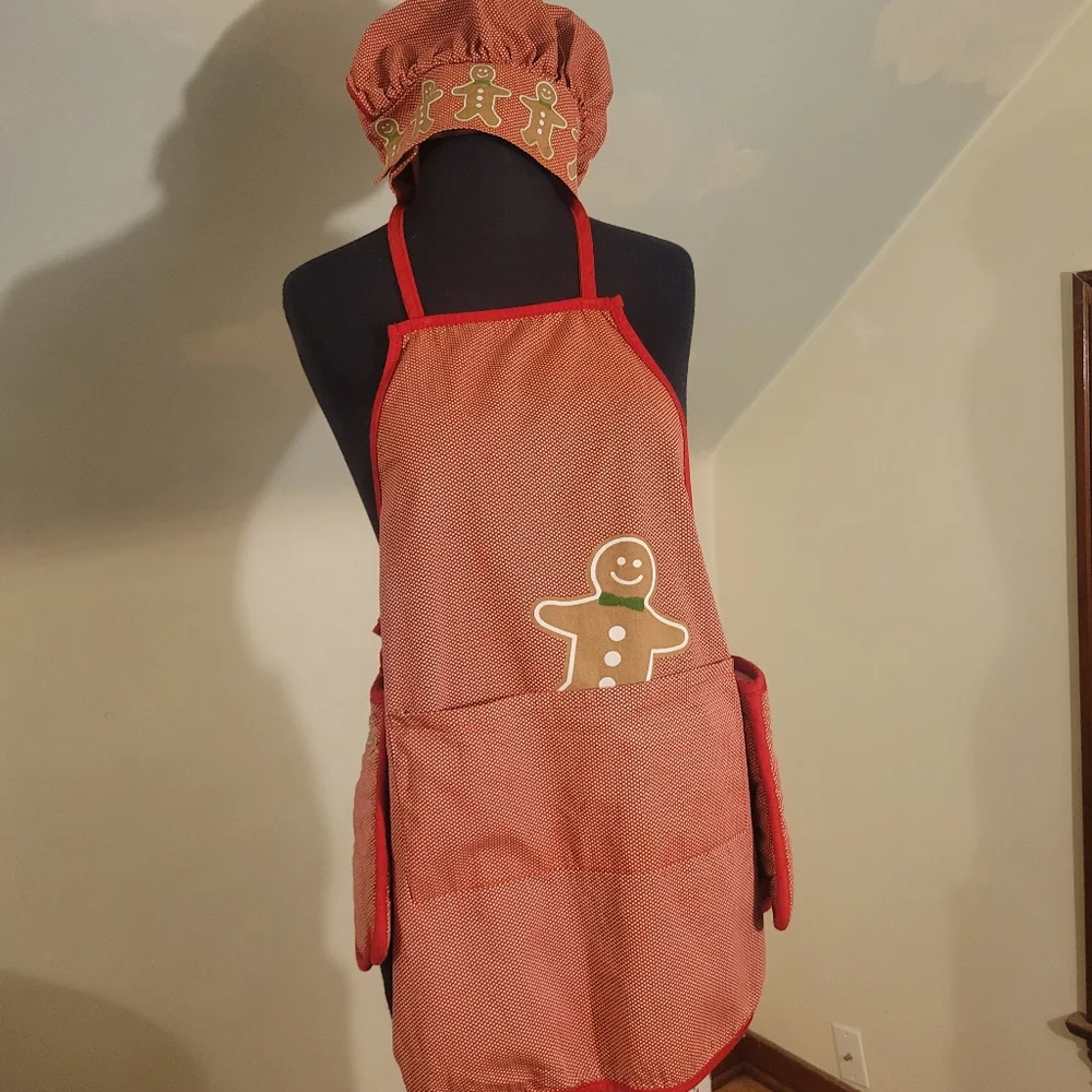 Martha Stewart Kids Holiday Apron Set - Picture 2 of 7